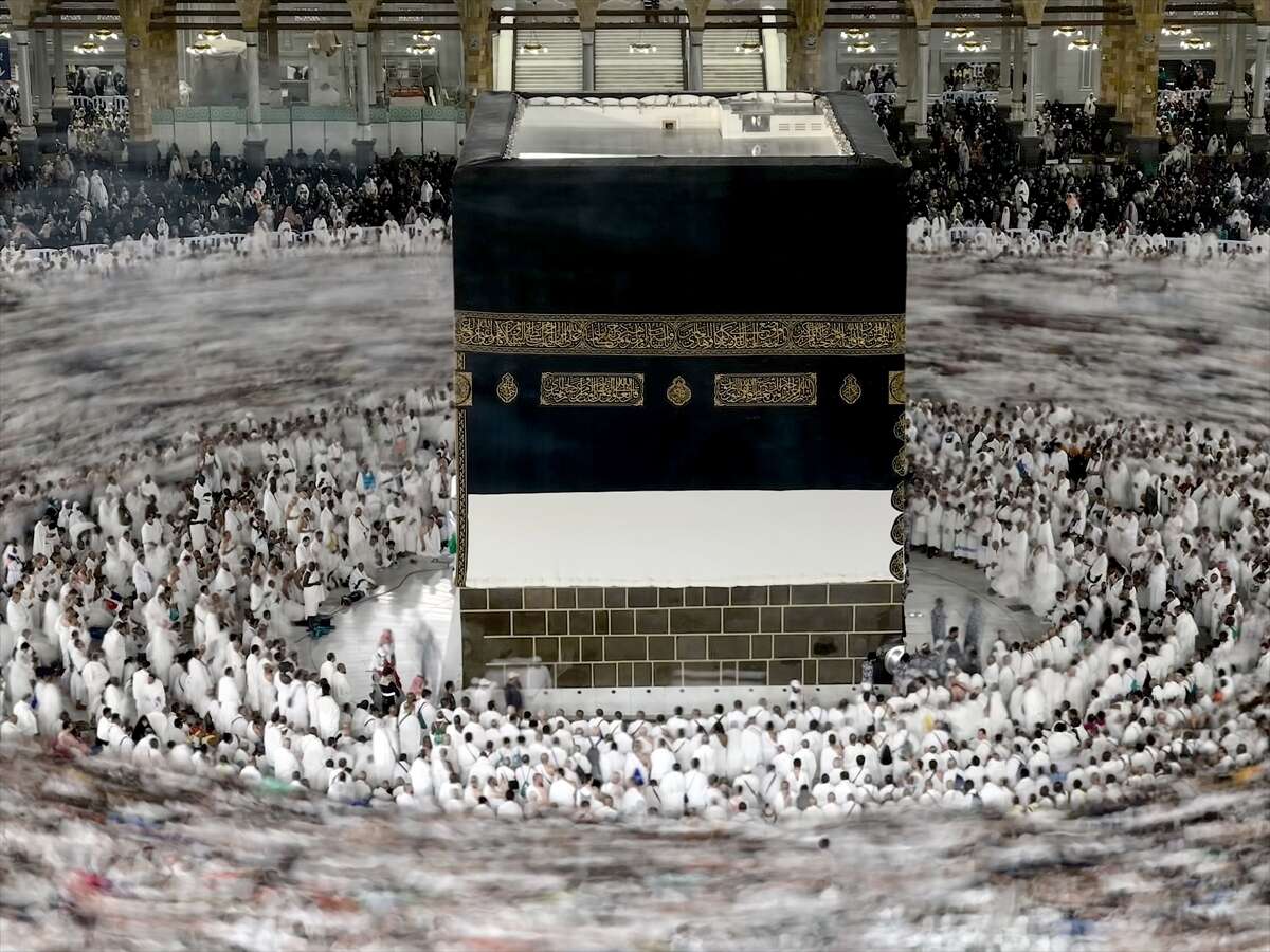 Mescid-i Haram’da yoğunluk sürüyor! Hacı adayları kutsal mekanlarda ibadet ediyor 2